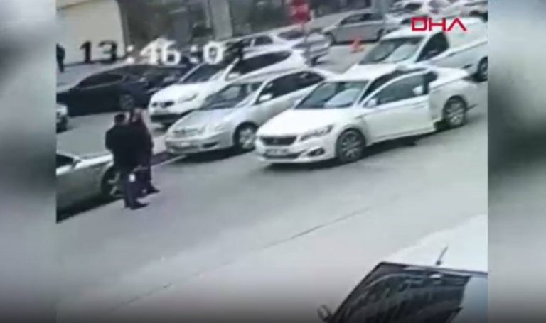 Görüntüler ortaya çıktı: Onu sokakta gördü, araçtan indi ve vurdu! – Türkiye’den son dakika haberleri