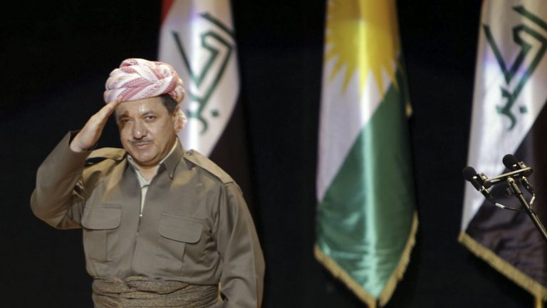 Mesut Barzani, Erbil’de QSD Komutanı Mazlum Kobani ile görüştü