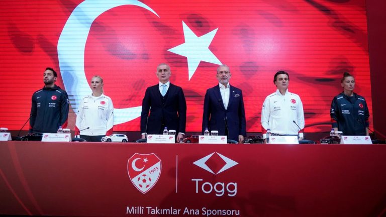 Togg Milli Takımları ana sponsor oldu