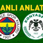 Fenerbahçe – Konyaspor maçı canlı izle | beIN Sports izle